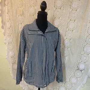 Vintage Gingham Wind Breaker